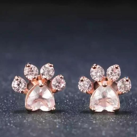 NEW 18K ROSE GOLD EARRINGS, NICE EARRINGS, CUTE EARRINGS. - Picture 5 of 5